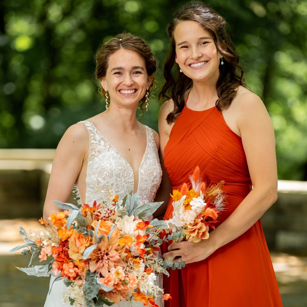 Azazie bridesmaids dress - Size: A6, Color: Paprika, Style: Ginger